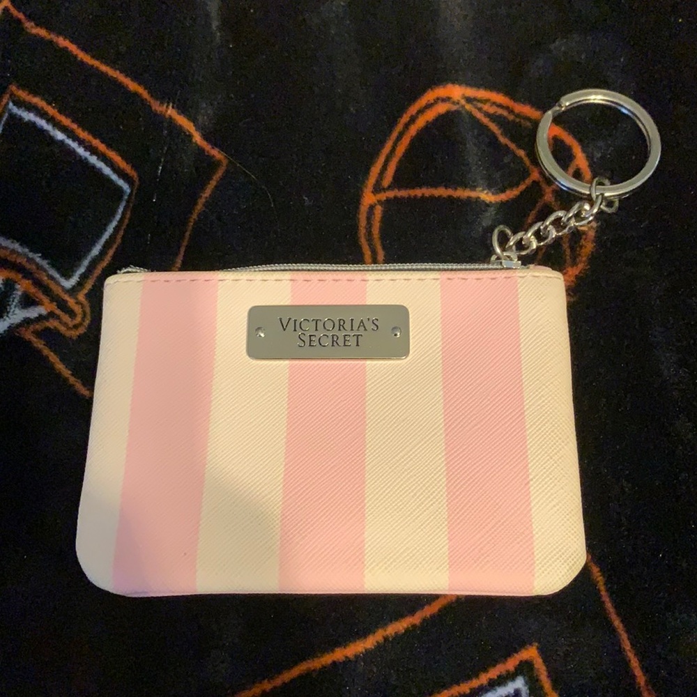 Victoria secret key chain wallet